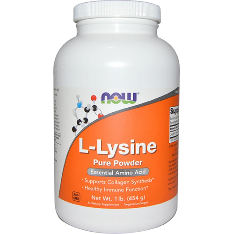NOW - L-Lysine Pure Powder (454 g)