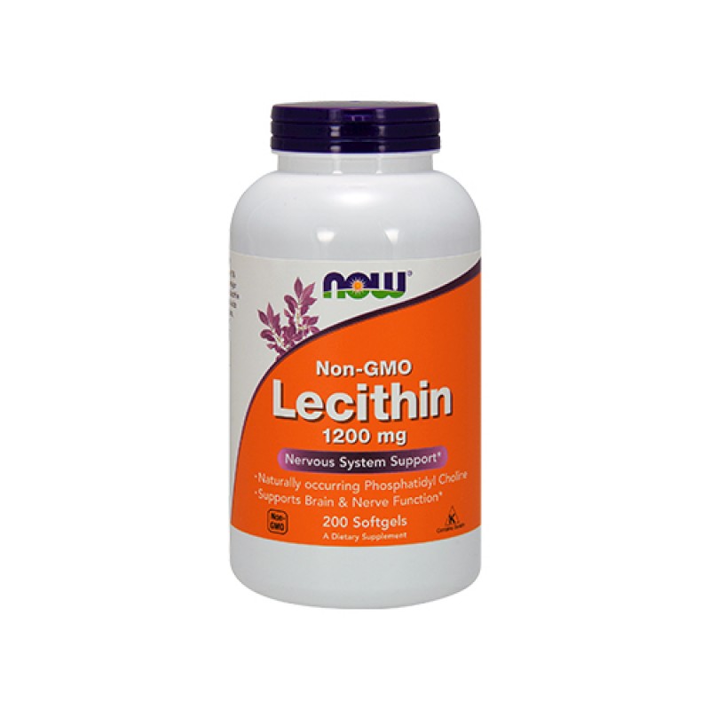 NOW - Lecithin 1200mg (200 softgels)