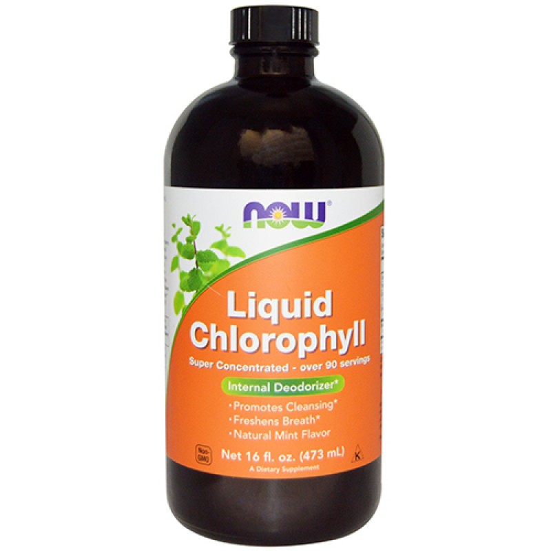NOW - Liquid Chlorophyll + Mint (473 ml)