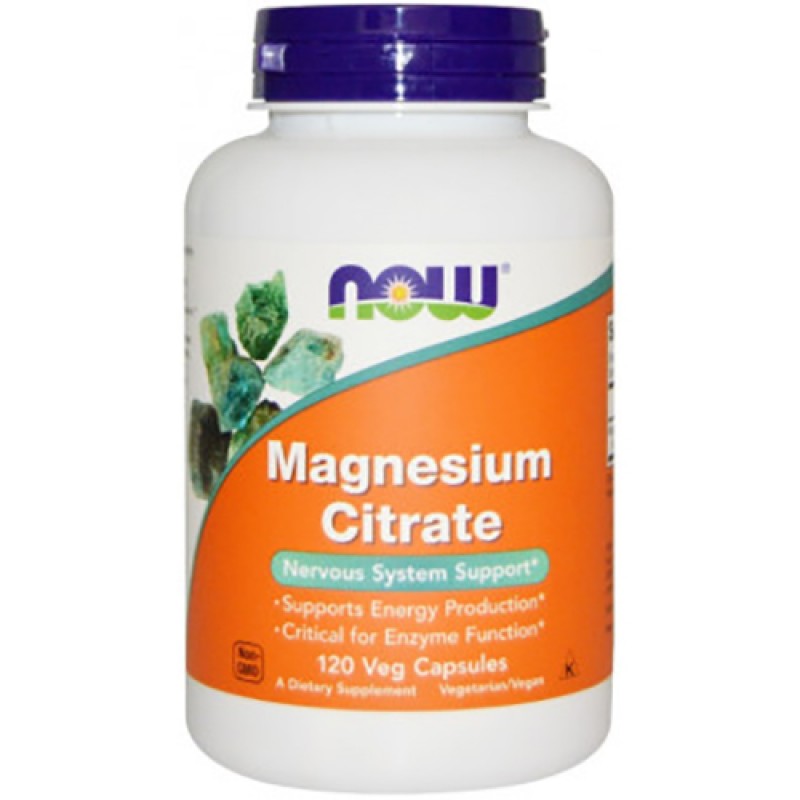 NOW - Magnesium Citrate (120 caps)