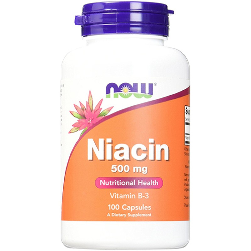 NOW - Niacin 500mg (100 caps)