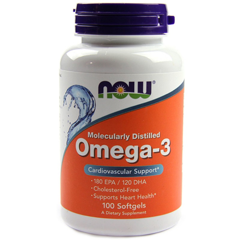 NOW - Omega - 3 (100 softgels)