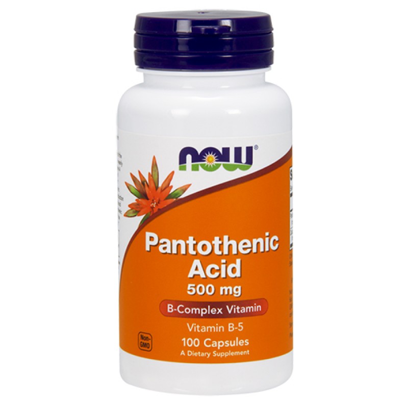 NOW - Pantothenic Acid 500mg (100 caps)