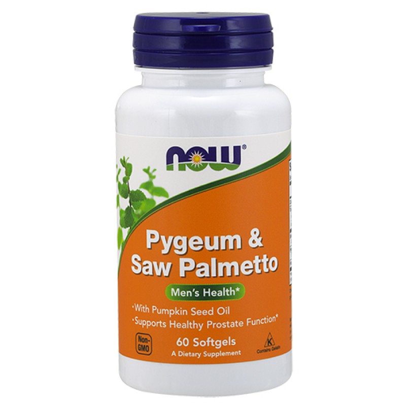 NOW - Pygeum & Saw Palmetto (60 softgels)