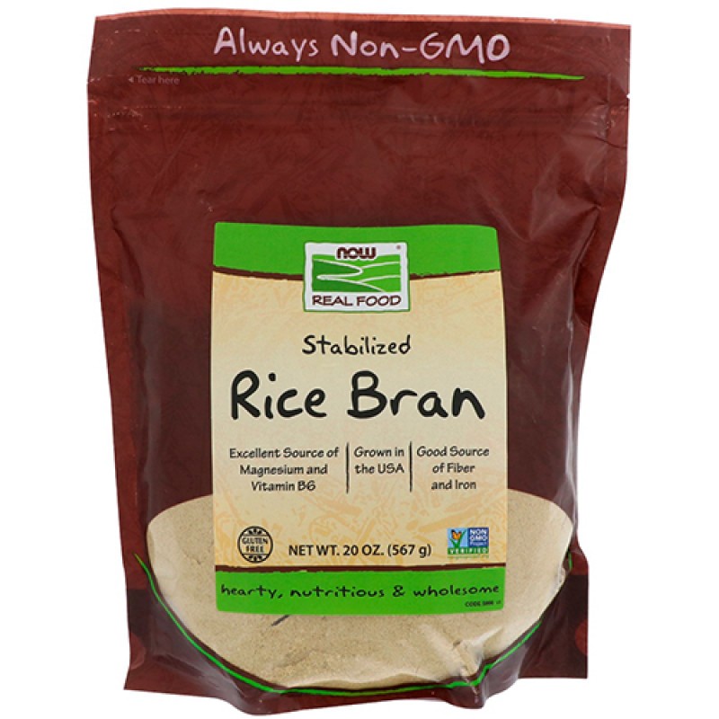 NOW - Rice Brain (567 g)