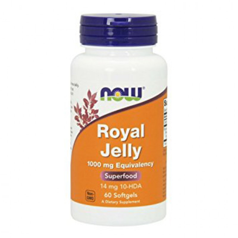 NOW - Royal Jelly 1000mg (60 softgels)