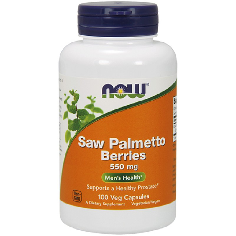 NOW - Saw Palmetto Berries 550mg (100 caps)