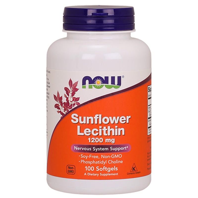 NOW - Sunflower Lecithin 1200mg (100 softgels)