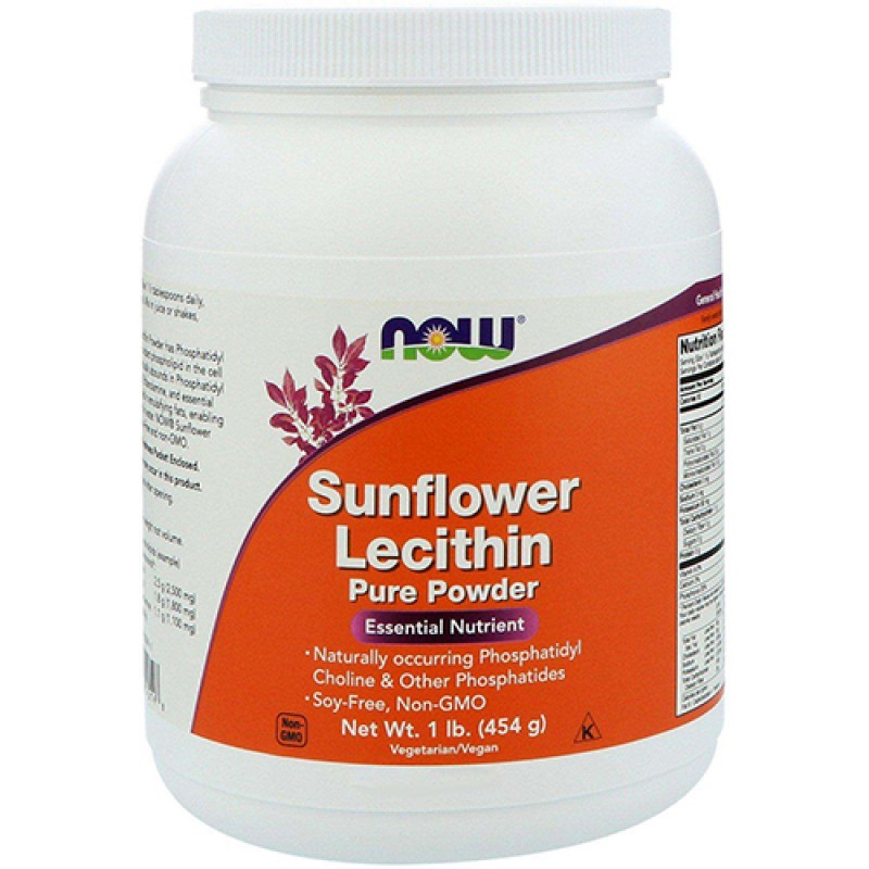NOW - Sunflower Lecithin Pure Powder (454 g)