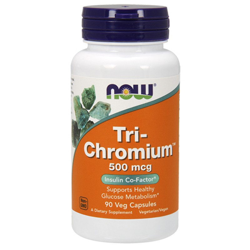NOW - Tri-Chromium 500mcg with Cinnamon (90 caps)