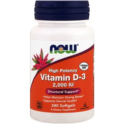 Vitamin D-3 2000 IU (240 softgels)
