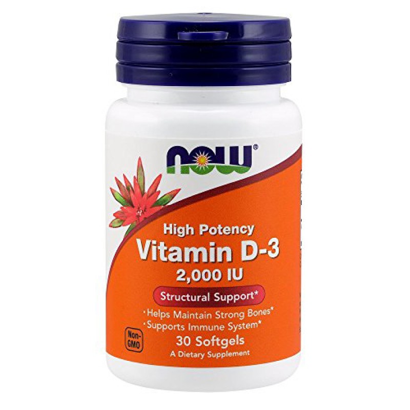 NOW - Vitamin D-3 2000 IU (30 softgels)