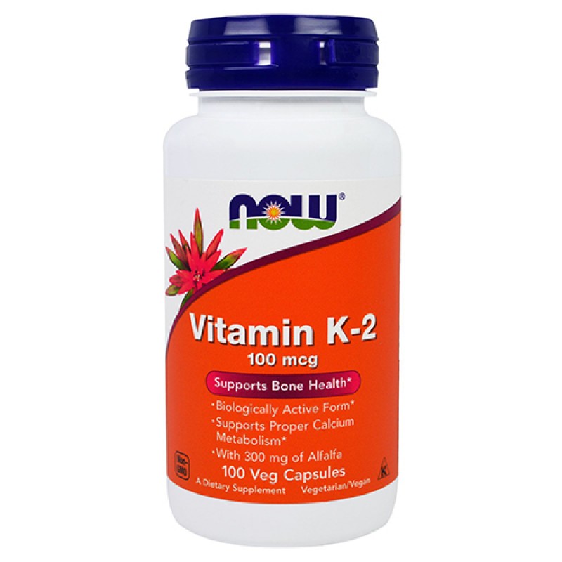 NOW - Vitamin K-2 100mcg (100 caps)