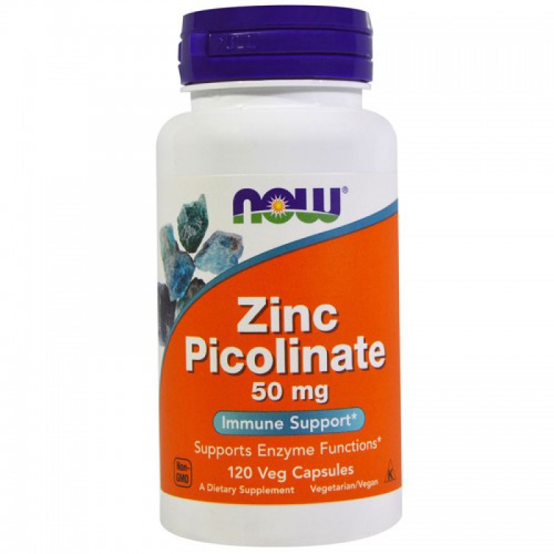 NOW - Zinc Picolinate 50mg (120 caps)