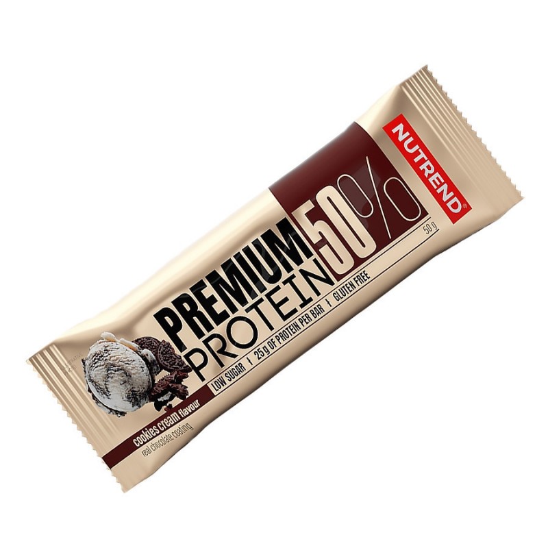 50% Premium Protein Bar Cookies and Cream (50 g)