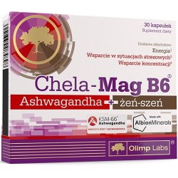 Chela-Mag B6 Ashwagandha+ginseng (30 caps)
