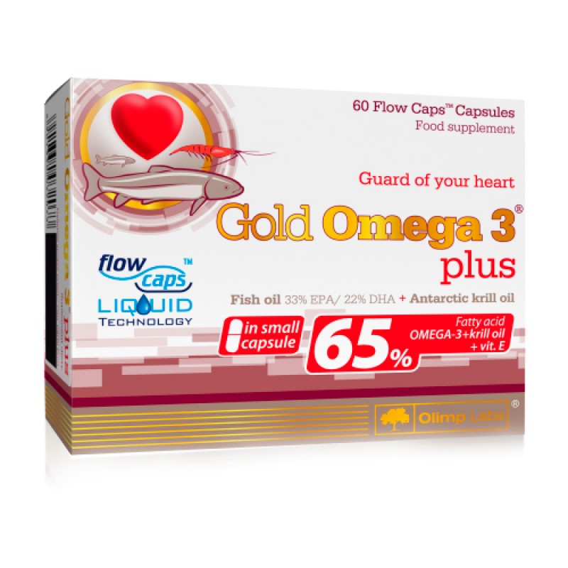 OLIMP - Omega Gold 3 65% plus (60 caps)