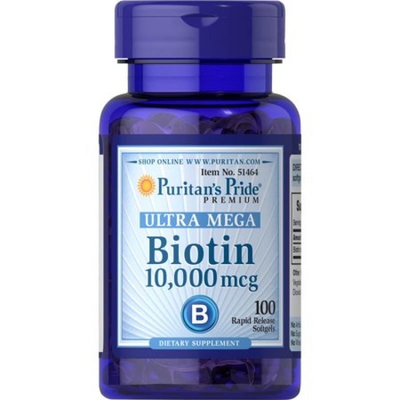 Biotin 10 000mcg (100 softgels)