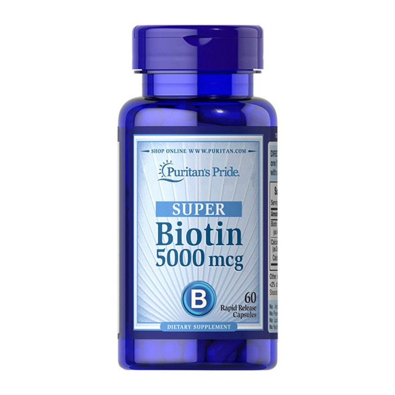 Biotin 5000 mcg (60 caps)