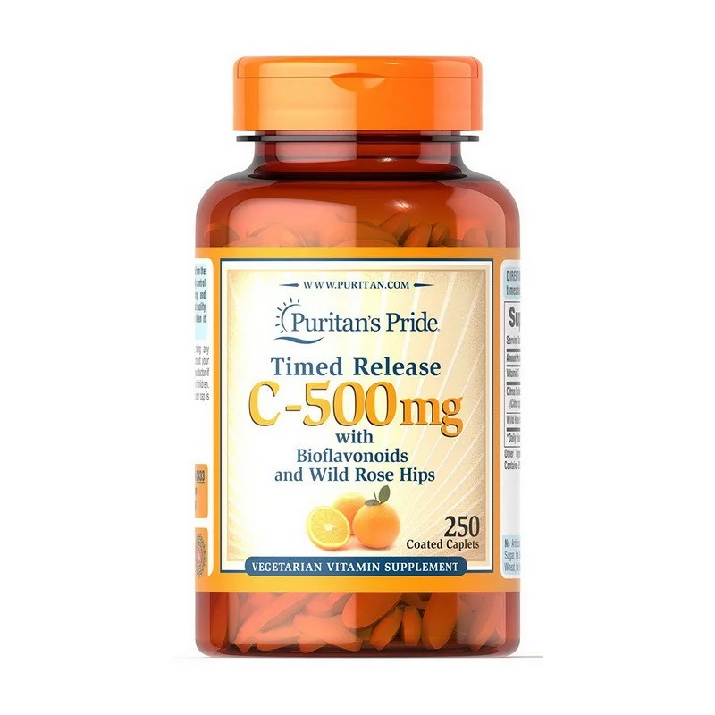 C-500 with Bioflavonoids & Rose Hips (250 caplets)