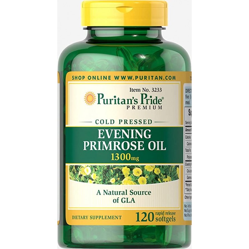 Evening Primrose Oil 1300mg (120 softgels)