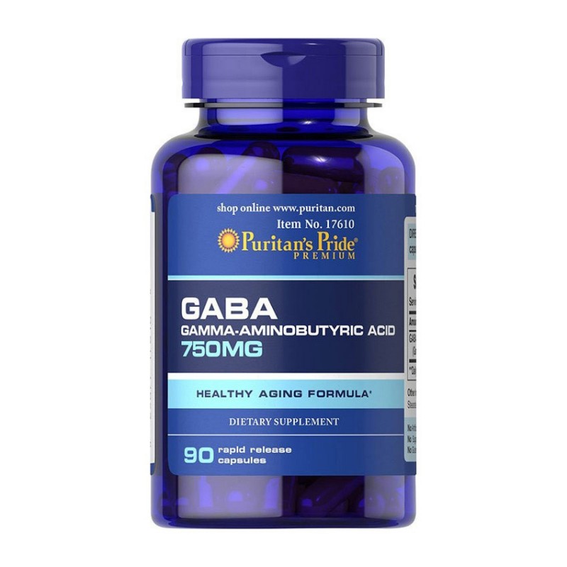 GABA 750mg (90 caps)