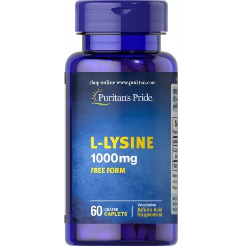 L-Lysine 1000mg (60 caplets)
