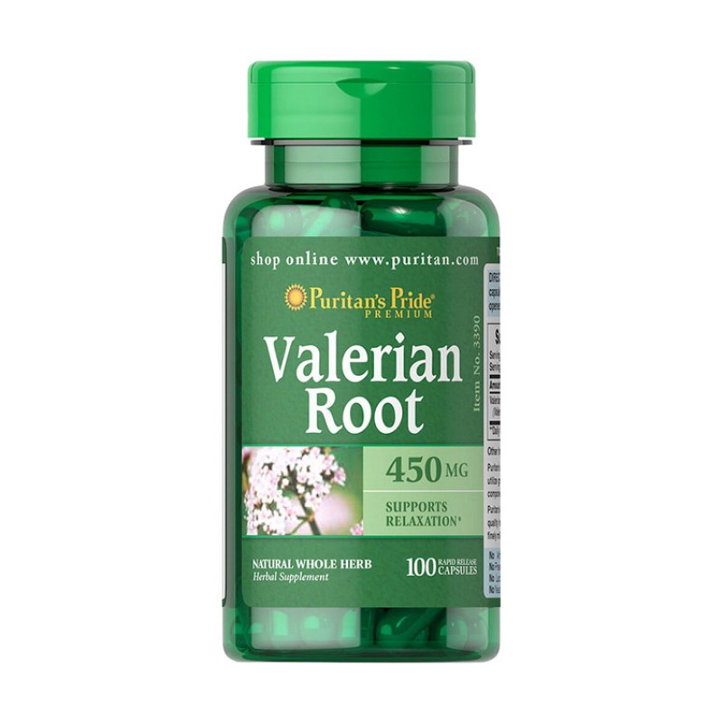Valerian Root 450mg (100 caps)