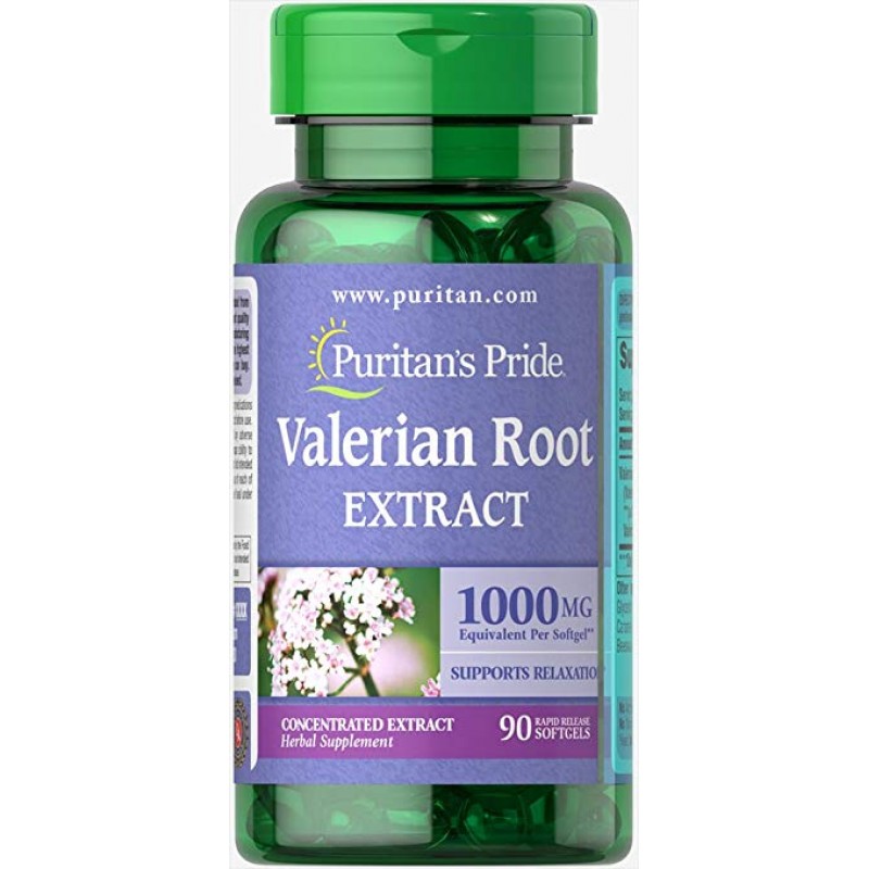 Valerian Root Extract 1000mg (90 softgel)