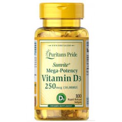 Vitamin D3 10 000 IU (100 softgels)