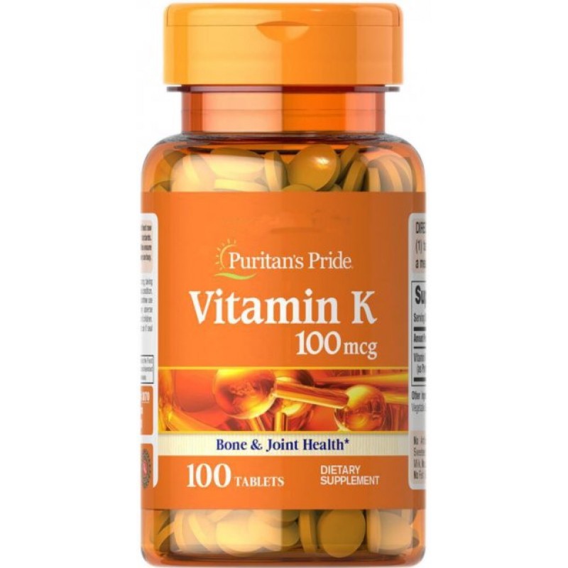 Vitamin K 100mcg (100 tabs)