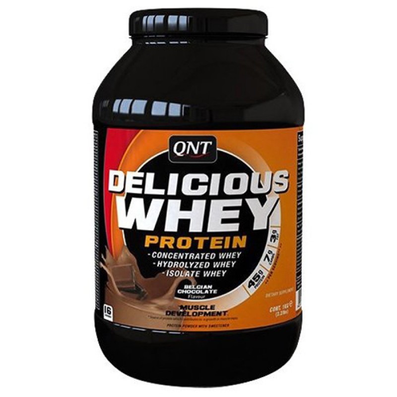 QNT - Delicious Whey Protein Belgian Chocolate (1 kg)