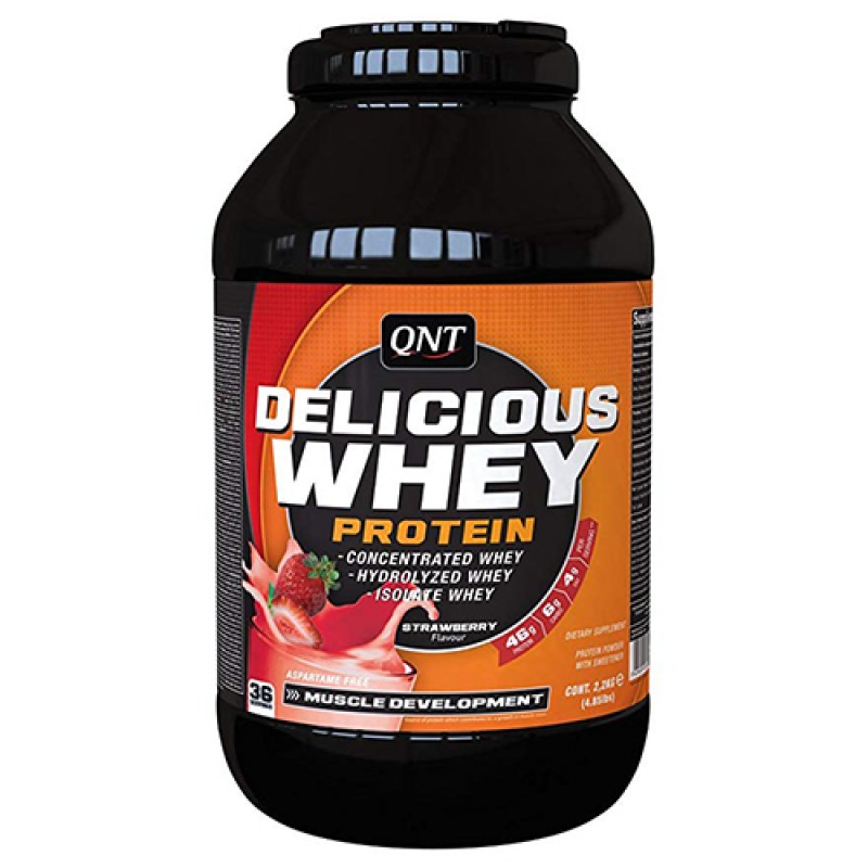 QNT - Delicious Whey Protein Strawberry (2.2 kg)