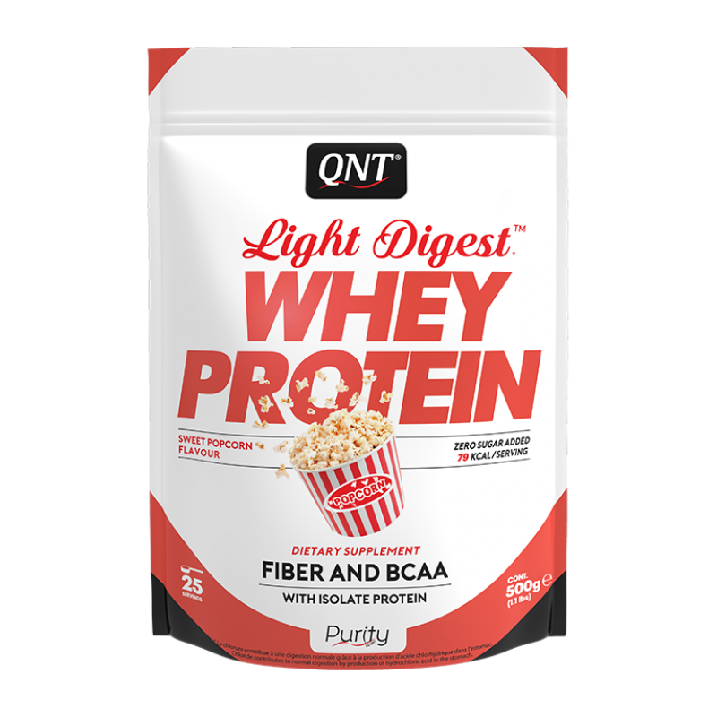 QNT - Light Digest Whey Protein Sweet Popcorn (500 g)