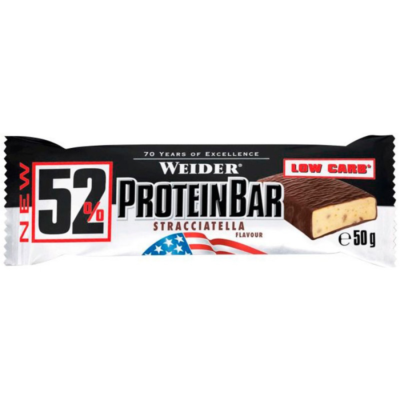Weider - 52% Protein Bar Stracciatella (50 g)