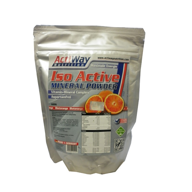 ACTIWAY - Iso Mineral Powder Blutorange (600 g)