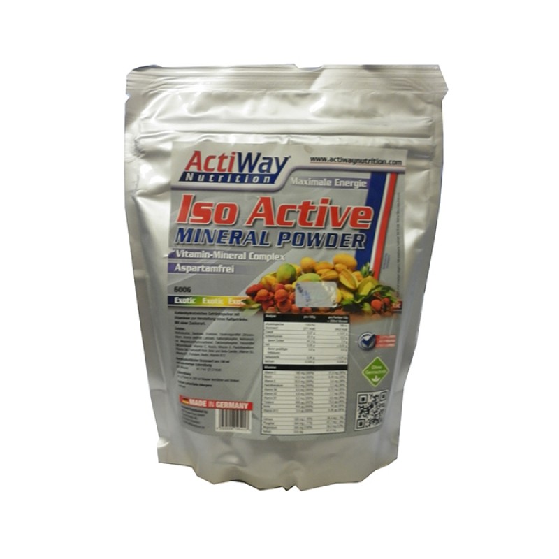 ACTIWAY - Iso Mineral Powder Exotic (600 g)