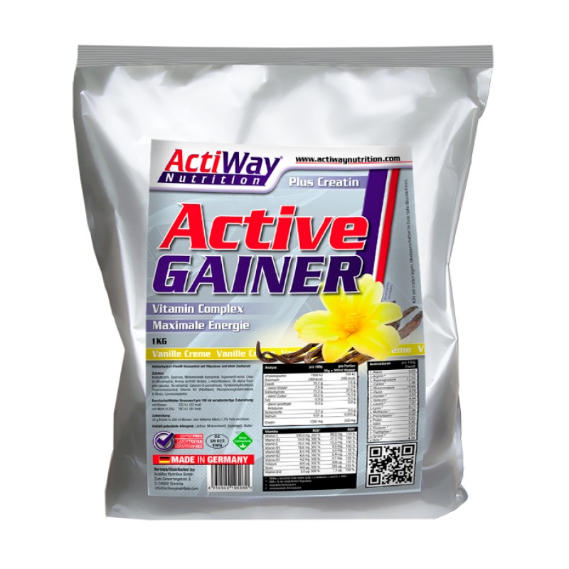 ACTIWAY - Gainer Vanilla (3 kg)