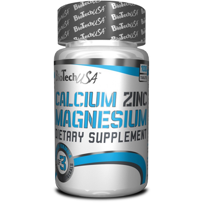 BIOTECH - Calcium Zinc Magnesium (100 tabs)
