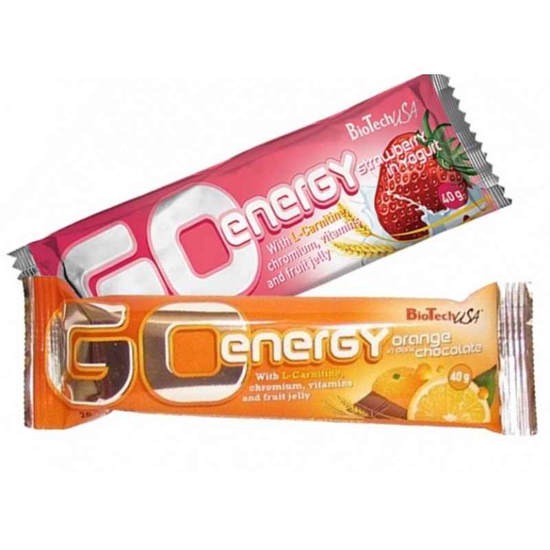BIOTECH - GO energy Orange in Dark Chocolate (40 g)