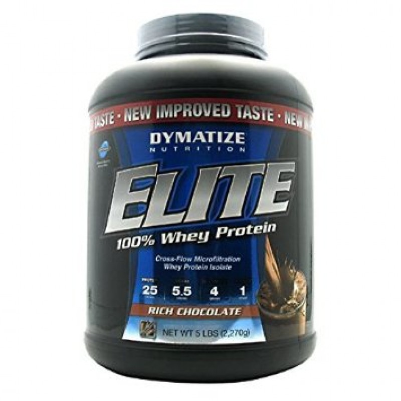 DYMATIZE - Elite Whey Protein Isolate Chocolate Fudge  (2.268 kg)
