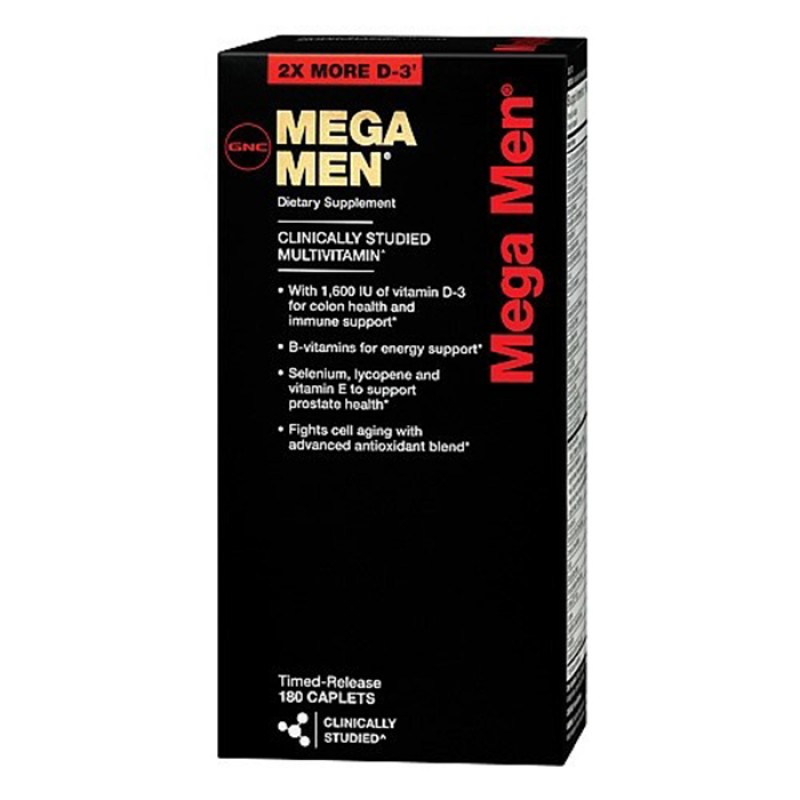GNC - MEGA MEN (180 caplets)