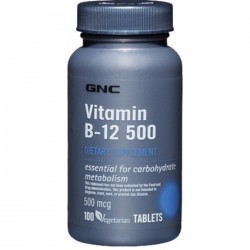 GNC - Vitamin B-12 500 (100 tabs)