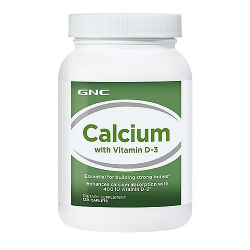 GNC - Calcium with Vitamin D-3 (120 caplets)