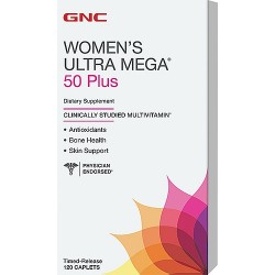 GNC - WOMENS Ultra Mega 50 Plus (120 caplets)