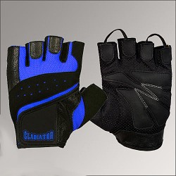 GLADIATOR - Mens Gloves GL-114B Black/blue (M) (пара)