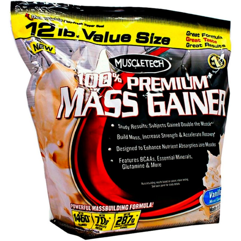 MUSCLE TECH - Premium Mass Gainer Vanilla (5.44kg)