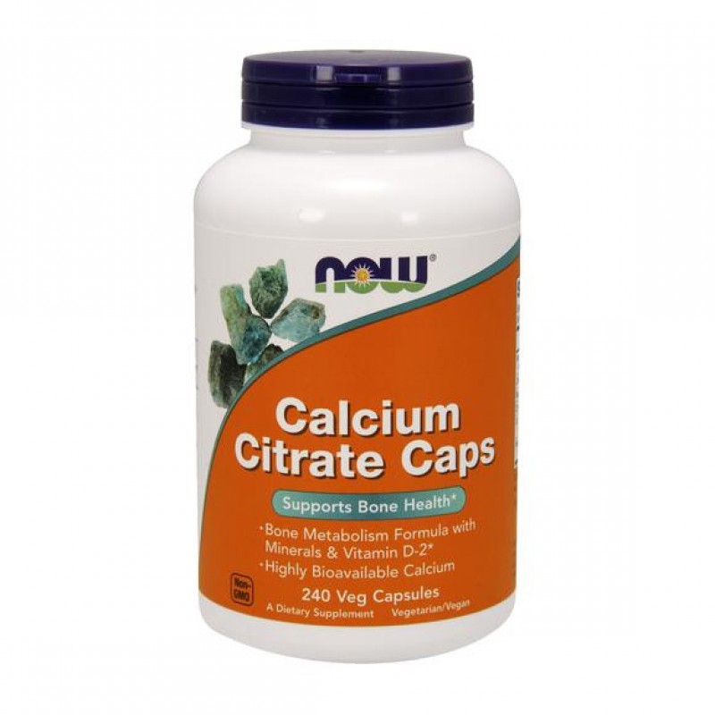 NOW - Calcium  Citrate Caps (240 caps)