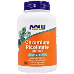 Chromium Picolinate 200mcg (250 caps)