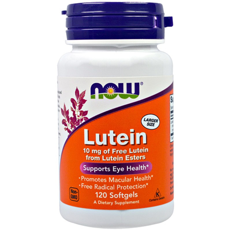 NOW - Lutein 10mg (120 softgel)